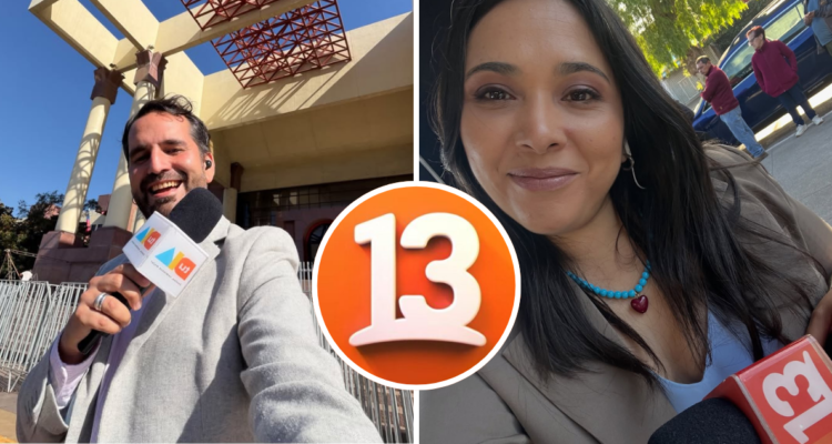 Gabriel Alegría y Verioska Venegas de Canal 13