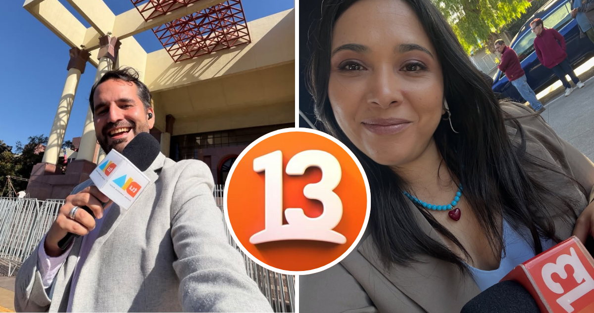 Gabriel Alegría y Verioska Venegas de Canal 13