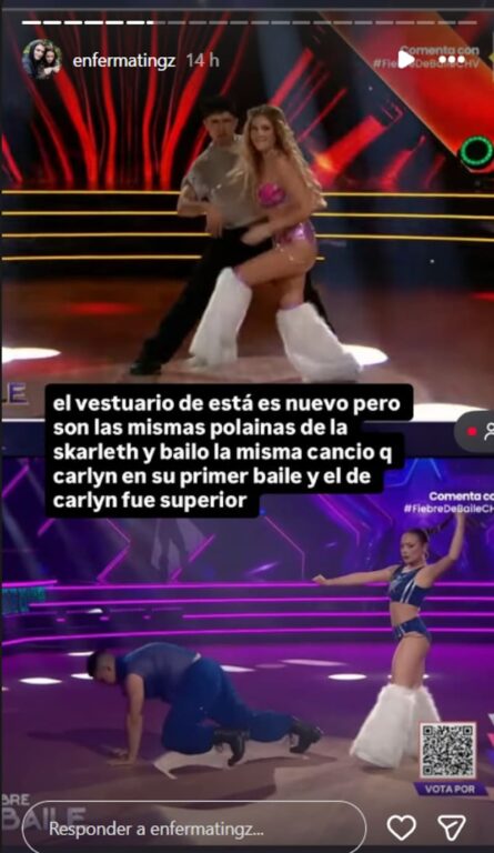 Vestuario Fiebre de Baile - Disley Ramos y Skarleth Labra
