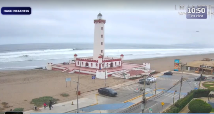 Video del faro de La Serena evidencia fuerte sismo 6,5 percibido en la zona norte del país