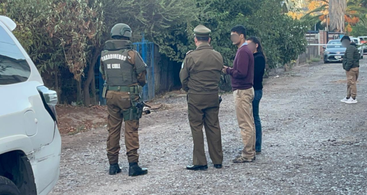 Acusado de violencia intrafamiliar es abatido a disparos tras golpear a carabinero en Buin