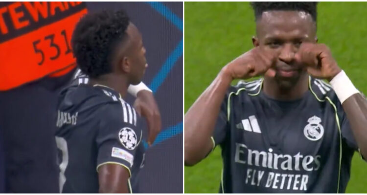 Vinicius en gol al City en Champions