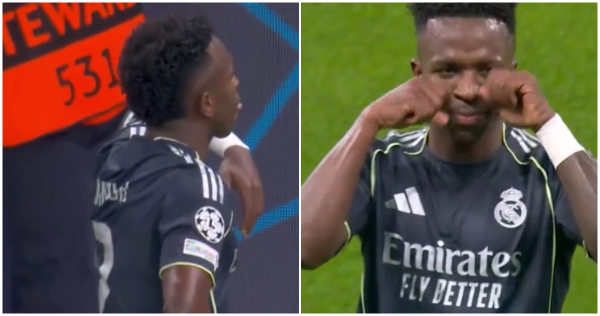 Vinicius en gol al City en Champions