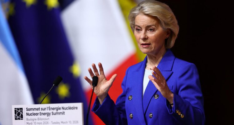 La presidenta de la Comisión Europea, Ursula von der Leyen