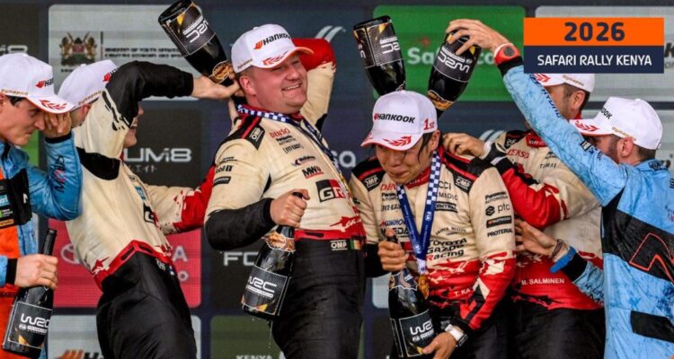 WRC de Kenia termina en manos del japonés Katsuta