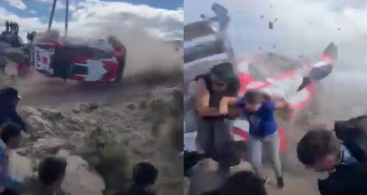 accidente del Rally Argentino-Sudamericano en Mina Clavero Córdoba