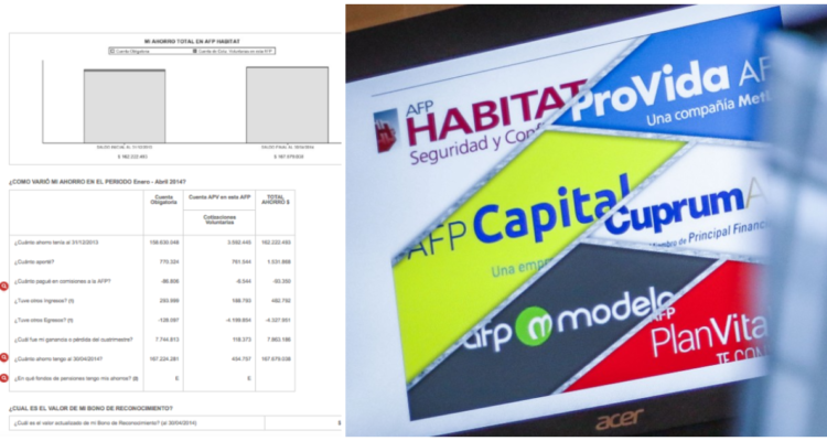 Se avecina el cambio: Confirman las modificaciones que tendrán las cartolas que AFP envían a afiliados