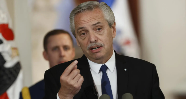 Foto de archivo del expresidente de Argentina Alberto Fernández