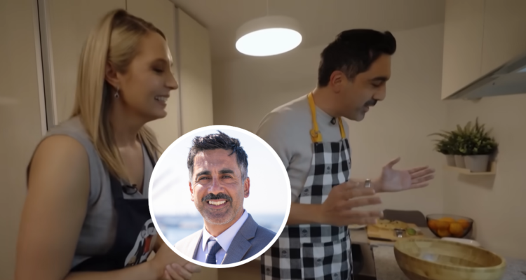 Aldo Ibani y Allison Gohler en ‘La Divina Comida’