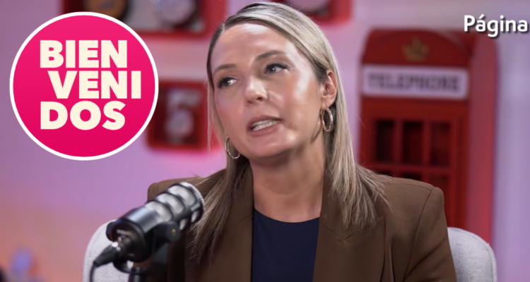 Allison Gohler y logo de ‘Bienvenidos’