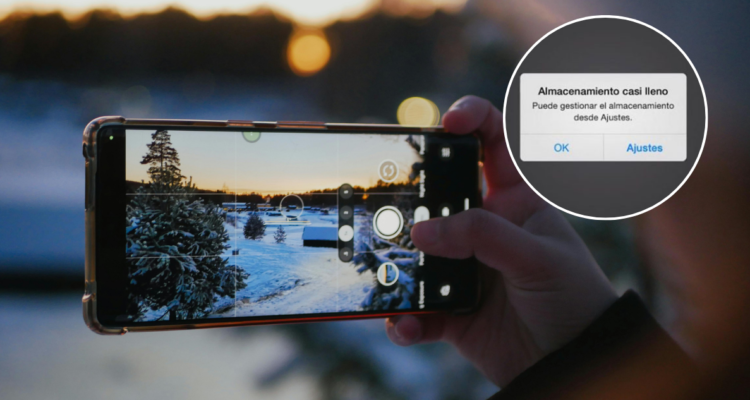 Almacenamiento en teléfono