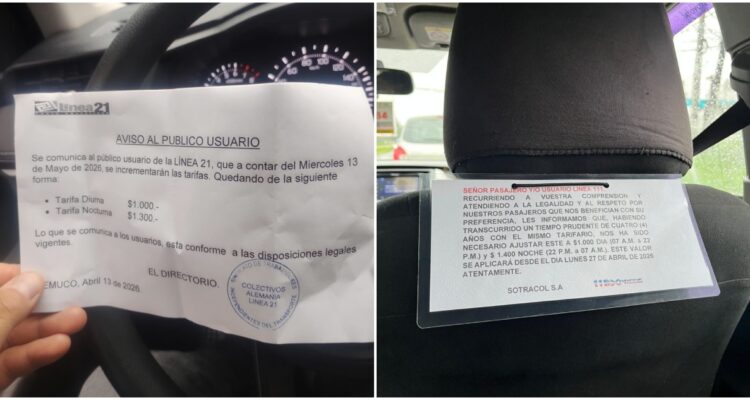 Colectiveros de Temuco y Padre las Casas