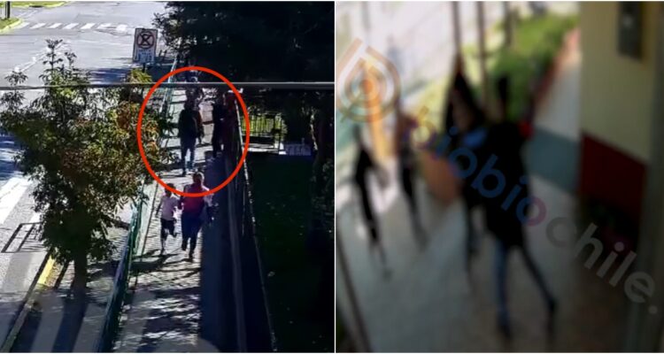 armado en escuela de Hualpén