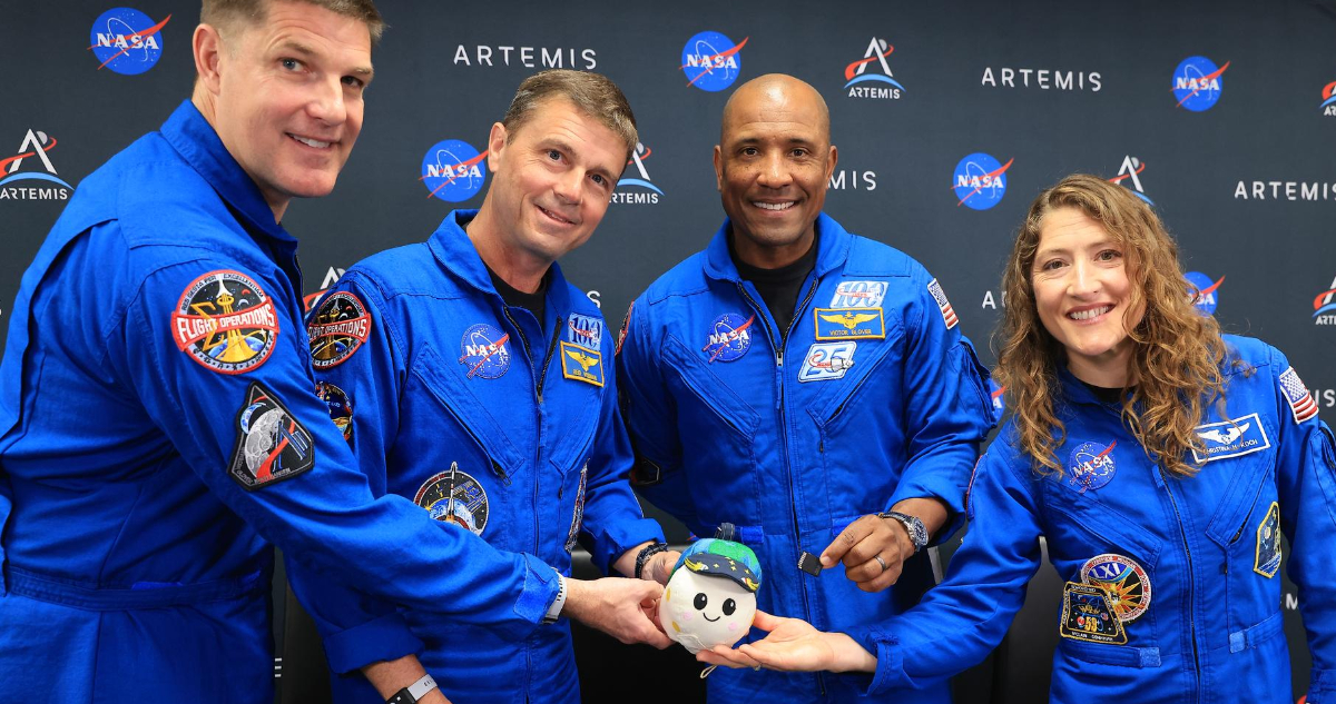 Foto de la tripulación de Artemis II