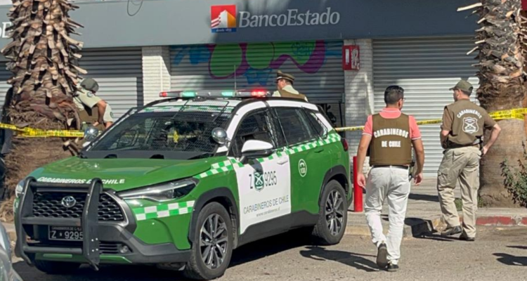 Asalto en sucursal bancaria de La Florida: ladrones roban $7 millones y arma de vigilante