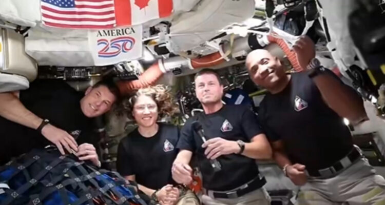 Foto de la tripulación de la misión Artemis II