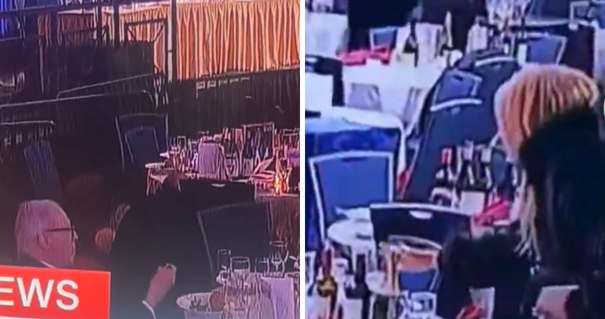 Ataque en cena de periodistas con Trump