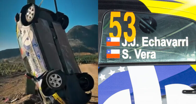 Auto de Echeverri y Vera en Copec RallyMobil Los Andes 2026