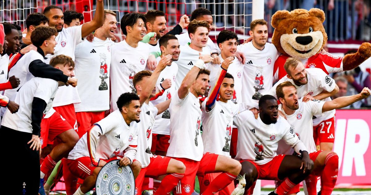 Bayern Múnich ganó su 35° título de Bundesliga.