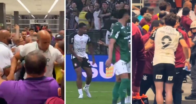 Corinthians y Palmeiras protagonizaron polémico clásico en Brasil