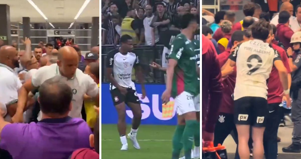 Corinthians y Palmeiras protagonizaron polémico clásico en Brasil