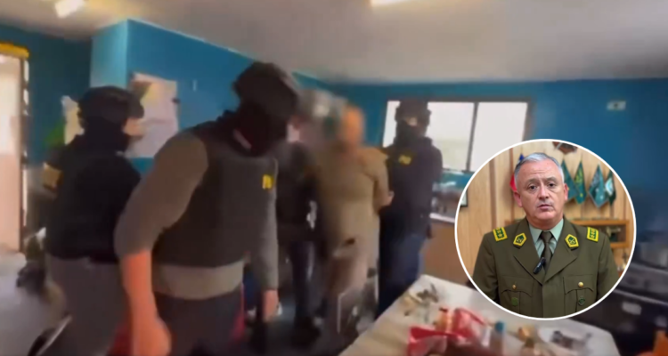 Crimen de cabo Naín: General Araya felicita a policías por captura de sujeto que estuvo 4 años prófugo