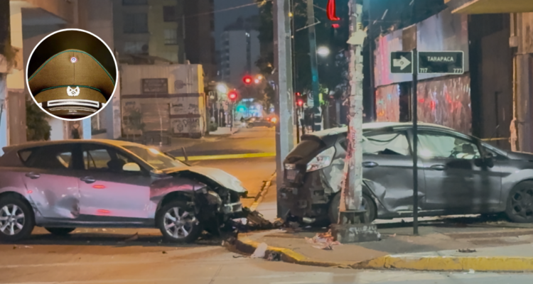 Confirman que los 7 prófugos por accidente en Santiago son carabineros: estas son sus identidades