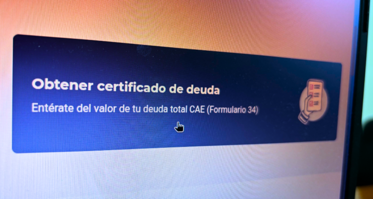 Certificado de deuda de la TGR