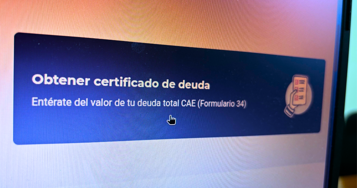 Certificado de deuda de la TGR