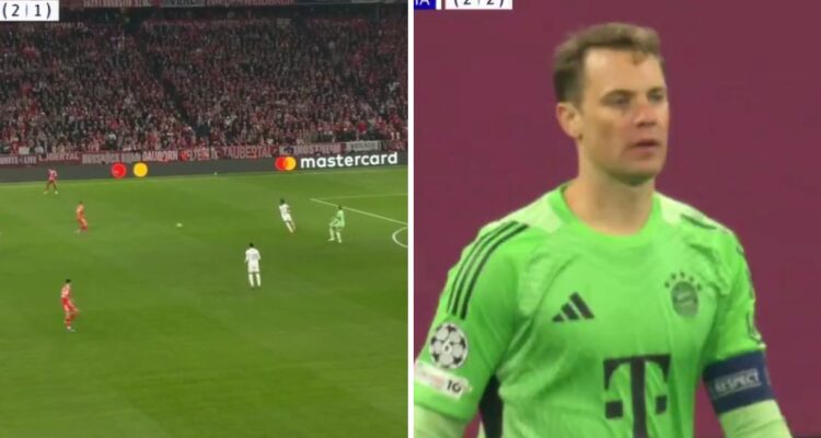 Manuel Neuer regaló insólito gol al Real Madrid en Champions League.