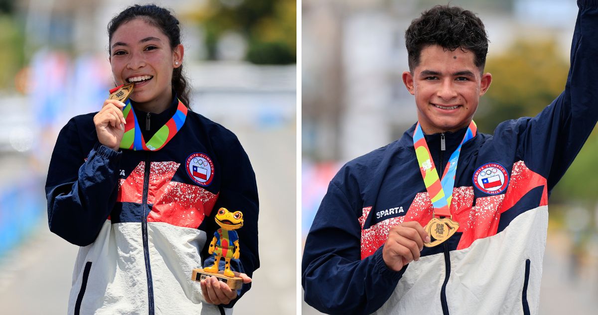 Team Chile acelera: doble oro en la cotrarreloj femenina y masculina en Suramericanos de la Juventud