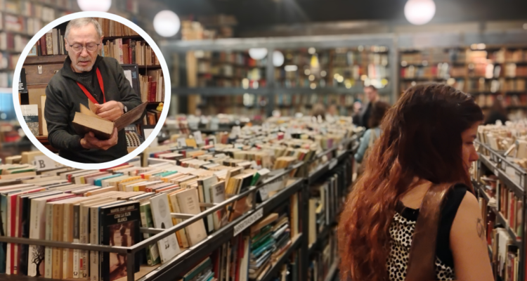 Chileno dirige librería en España