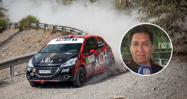 Claudio Chacón en RallyMobil Los Andes 2026.