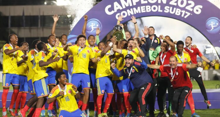 Colombia apabulló a Argentina en final de Sudamericano Sub 17: albicelestes terminaron con 8 jugadores