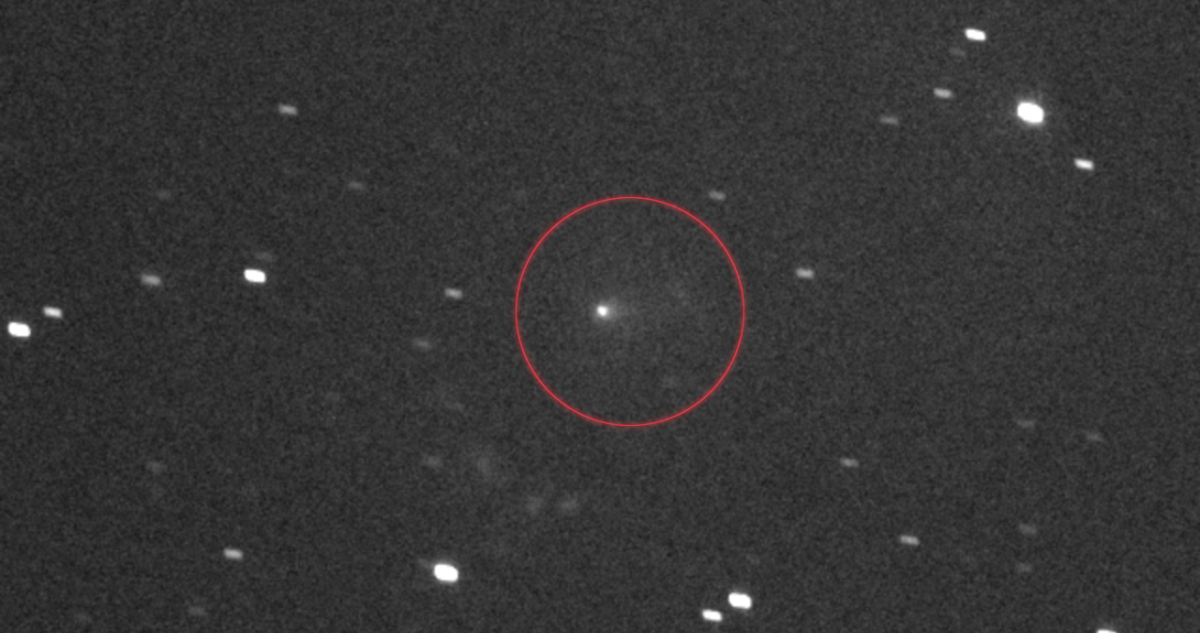 Foto del cometa interestelar 3I/ATLAS