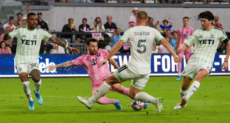 Lionel Messi marcó en el estreno del nuevo estadio del Inter Miami.