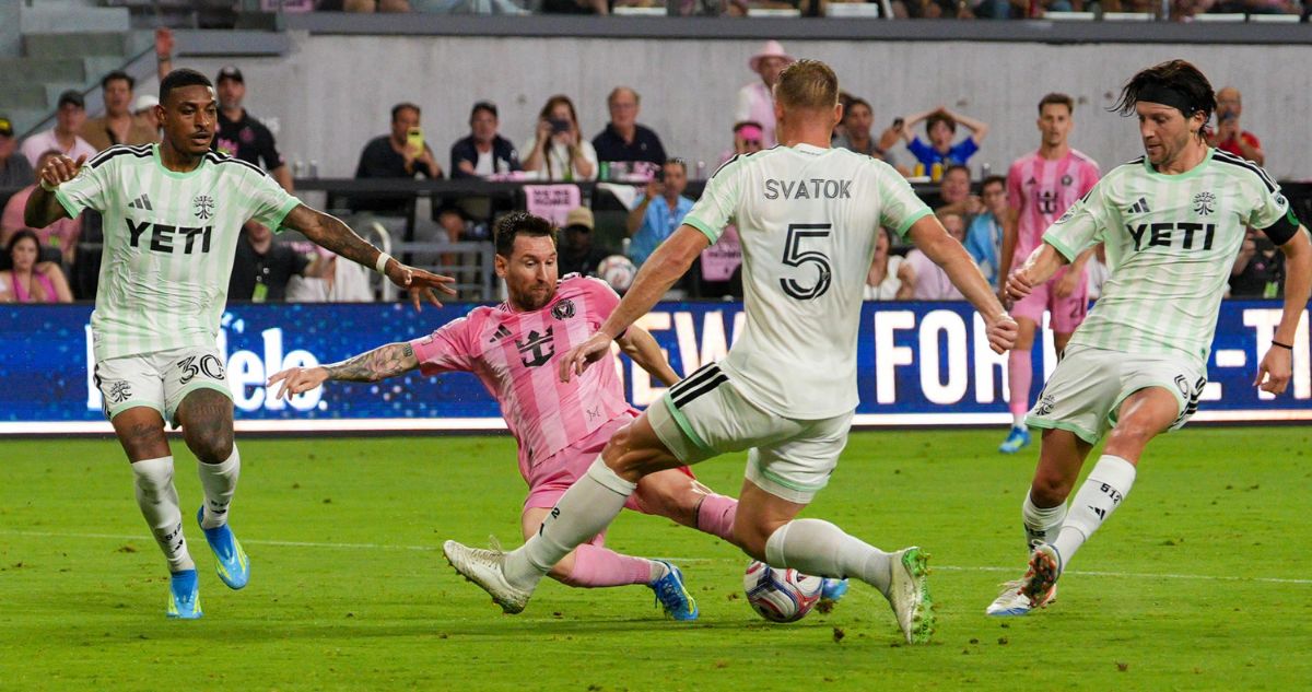 Lionel Messi marcó en el estreno del nuevo estadio del Inter Miami.