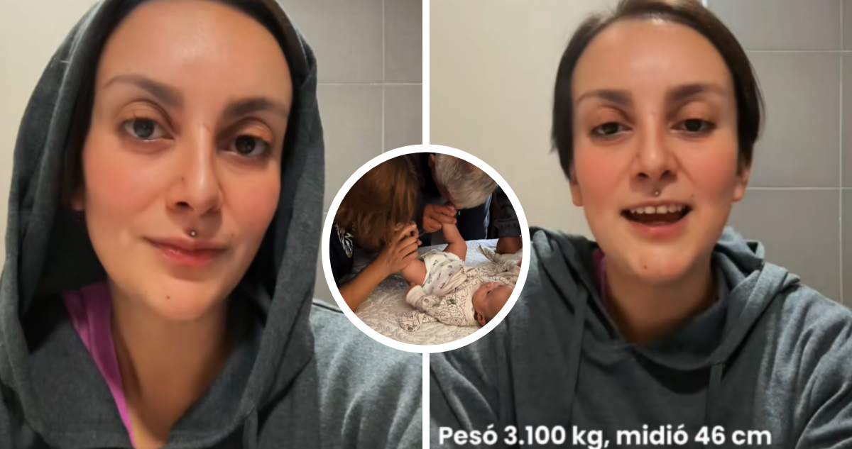 Condición hizo que mujer supiera de su embarazo al dar a luz: “Nació en el baño de mis papás”