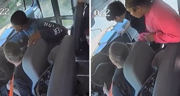 Conductora se desmaya manejando