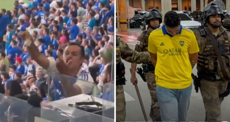 Hubo racismo, provocaciones y un detenido en el Cruzeiro-Boca de Copa Libertadores.