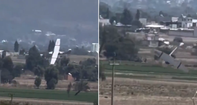 Avioneta se estrella en México