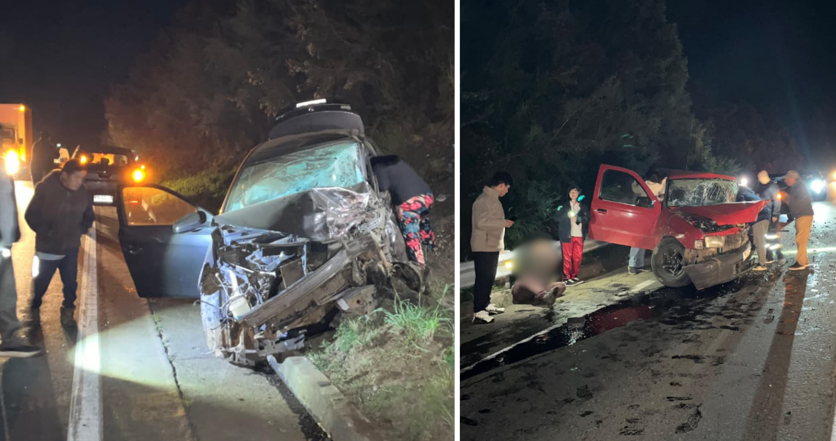 accidente Cuatro lesionados deja violenta colisión frontal en ruta que une Cañete y Tirúa