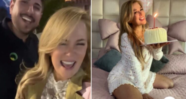 Cathy Barriga celebró con recolectores de basura su cumpleaños: le cantaron en su arresto domiciliario