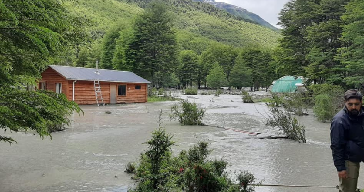 Declaran Alerta Roja en comuna de O’Higgins, Aysén, por desborde de río Mosco : hay viviendas evacuadas