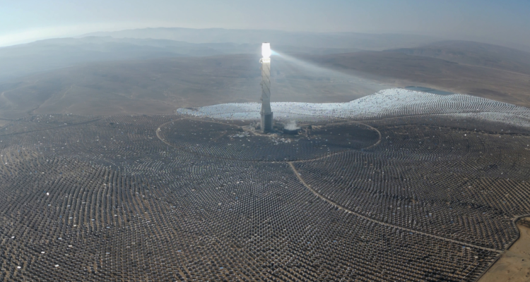 Planta termosolar de Ashalim, Israel.
