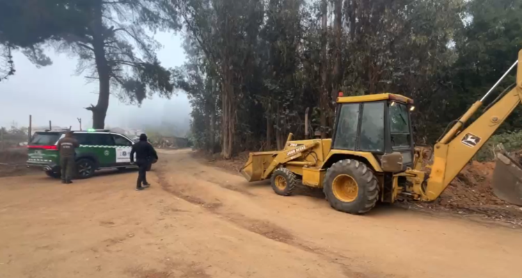Desalojan toma en sector Lago Peñuelas de Valparaíso: habitantes se retiraron antes del operativo