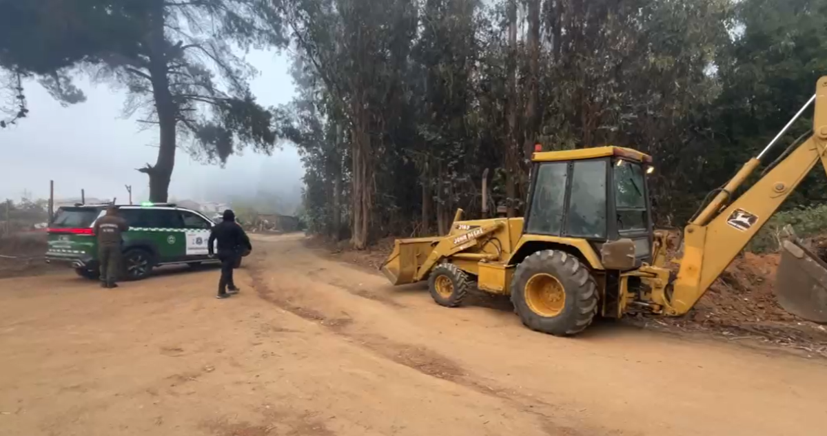 Desalojan toma en sector Lago Peñuelas de Valparaíso: habitantes se retiraron antes del operativo