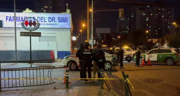 Detective PDI abatió a tiros a hombre que lo apuñaló en Estación Central