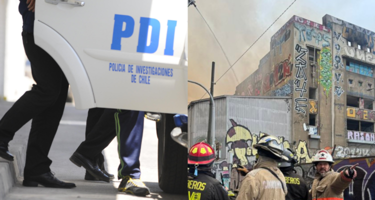 Detienen a presunto autor del gran incendio que afectó al ex Teatro Pacífico de Valparaíso en 2025