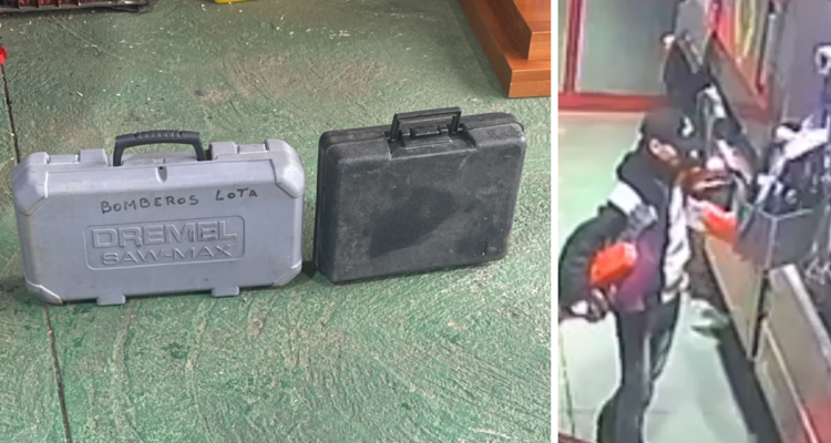 Devuelven anónimamente herramientas robadas a Bomberos de Lota avaluadas en 10 millones